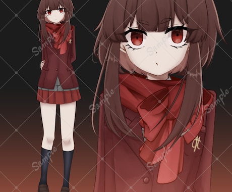 立ち絵イラスト制作します 10代〜30代のキャラクターを描きます！ イメージ2
