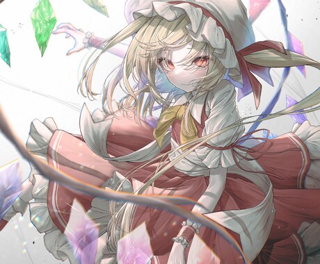 綺麗なイラスト作成いたします アイコン、ヘッダー、サムネイル、立ち絵等各種受付中 イメージ2