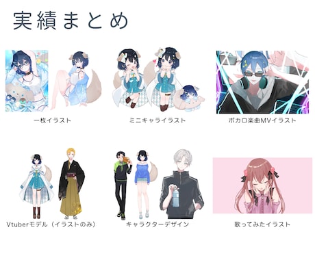 サムネなどのイラスト全般描きます 【配信者の方や歌い手の方におすすめです】各種SNSに使用可能 イメージ2