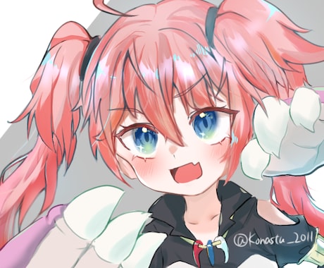 サムネイルなどに！イラストの1枚絵を作成します イメージ1