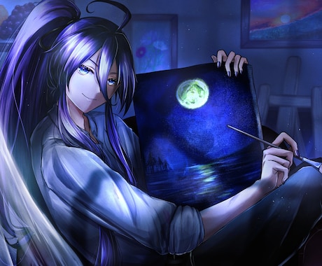 一枚絵を描きます MV等に使える一枚絵を描きます イメージ2