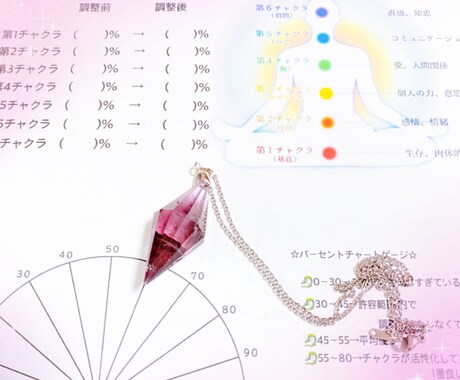 皆さま・おうちのペットちゃんのチャクラを鑑定します チャクラ鑑定で今のあなたやペットの身体・心を読み解きます イメージ1