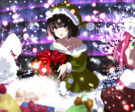 あなたの素敵なイラスト案を描いてみせます SNSアイコン、YOUTUBEヘッダー、記念絵、MV用など イメージ2