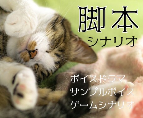 脚本、承ります ボイスドラマやサンプルボイスなどに！ イメージ1