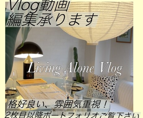 雰囲気あるvlog編集承ります 格好良い音楽を使用し何気ない日常が映える動画に仕上げます イメージ1