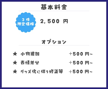 3件限定価格！おすわりぬいぐるみをお描きします 限定価格は残り１枠！あなたのお姿をぬいぐるみ風イラストに！！ イメージ2