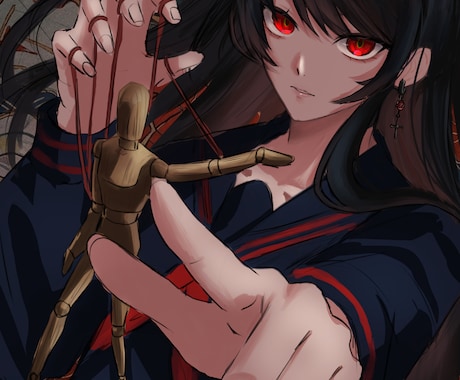 一次創作・二次創作対応キャラクターイラスト描きます イメージ1