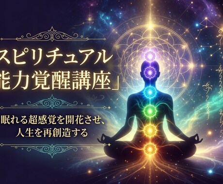 内に秘めた✨スピリチュアル能力覚醒を促します ✳️1日5分の能力開発をいつでも自宅でできるテキスト講座 イメージ2