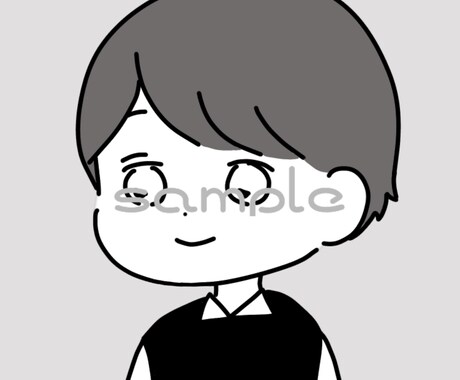 SNS用アイコンイラスト描きます オーダーしんぷるかわいいアイコン作成 イメージ2