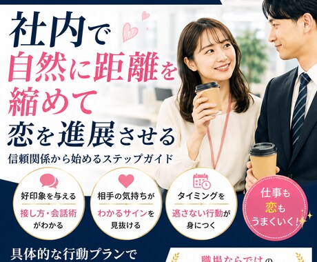 社内恋愛を成功に導く実践テクニックを伝授します 恋愛と仕事を両立して大人の恋愛を成就させたい方へ イメージ1
