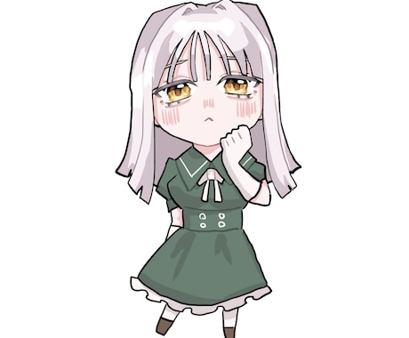 可愛くて目を引く！2.5等身SDイラスト描きます お顔で目を引く+衣装もしっかり描き込み！ イメージ1