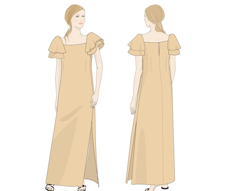 魅力伝わる、ファッションスタイル画お描きします 服のバランスがわかりやすい、イメージも伝わる！ イメージ2