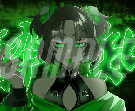 歌ってみたなどサムネイラスト描かせていただきます イメージ1