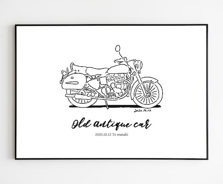 車やバイク、自転車のイラストを描きます あなたの大切な車やバイクをイラストにしませんか？ イメージ2