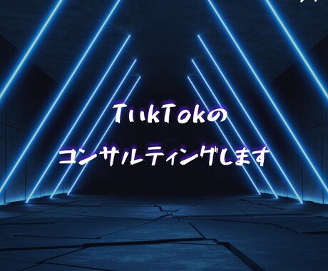 TikTOKコンサルティングします TikTokの最適な運用方法教えます。 イメージ1