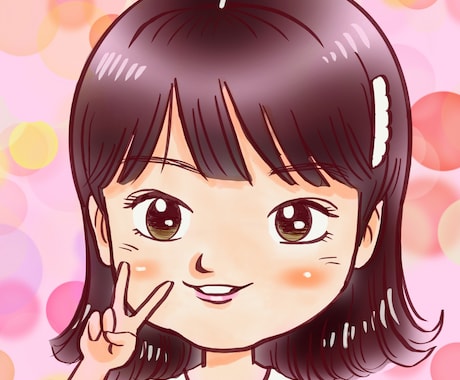ベテラン似顔絵師が可愛くて似てる似顔絵描きます 水彩画、デジタル画、お好みのスタイルでお描き出来ます！ イメージ2