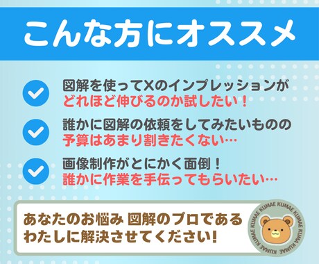 Ｘ(Twitter)グッと目を惹く図解を制作します あなたのオリジナリティUPをお手伝い！canvaデータ無料 イメージ2