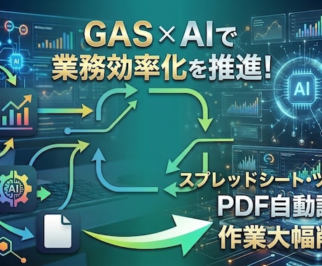 GASとGeminiで業務を丸ごと自動化します 社内の手作業を丸ごと自動化！中小企業のAI・GAS導入支援 イメージ1