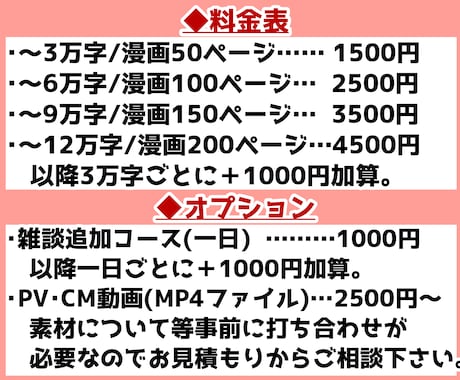貴方の小説や漫画を優しい感想やPV動画で応援します お急ぎOK！感想のみOK！創作友達として感想文を送ります！ イメージ2