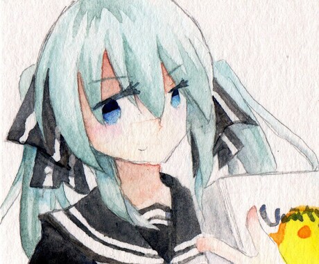 透明水彩のアイコンイラストお描きします ふわっとしたやさしいイラスト描きます！ イメージ2