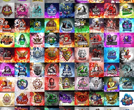 eゲームやスポーツのチームロゴ作成します SNSやYouTubeのアイコンなどに最適！ イメージ2