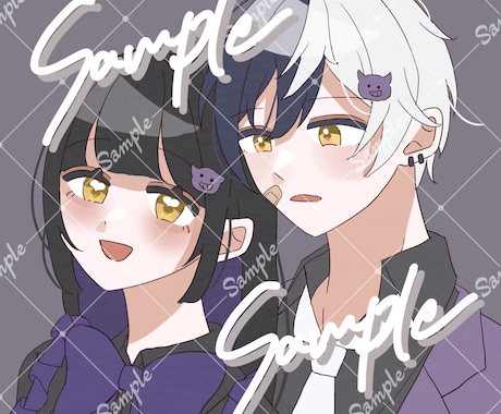 量産夢絵、コテ同を描きます かわいい男女を描くのが大得意の絵師が描かせていただきます! イメージ1