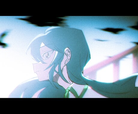 動画サムネにも！一枚絵お描きします お好きな世界観の一枚絵お描きします！【絵柄①アニメ塗り】 イメージ2