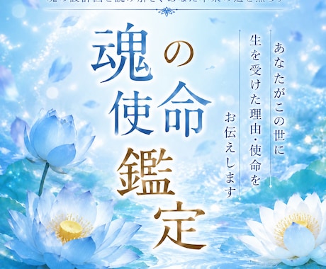 あなたがこの世に生を受けた理由・使命をお伝えします 何のために生きているのかわからなくなったあなたへ イメージ1