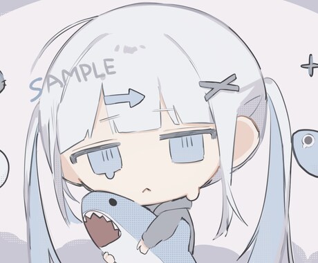 デフォルメされたかわいいイラストお描きします アイコン、MVイラスト、サムネ、グッズ等 イメージ2