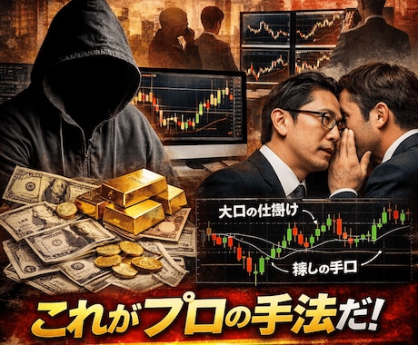 FX相場の裏事情と対処方法を暴露します 機関投資家による個人トレーダーへの罠を見抜ける方法を教えます イメージ1