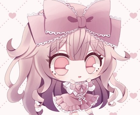 2頭身デフォルメ立ち絵お描きします 商用利用込み！グッズ化にオススメ イメージ1