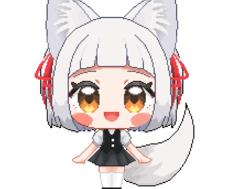 ドット絵の可愛いデフォルメイラスト作成します イメージ1