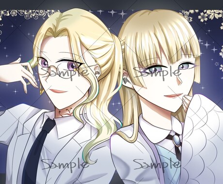 様々な用途のイラストをお描きします クールでかっこいいキャラクターイラストを! イメージ2