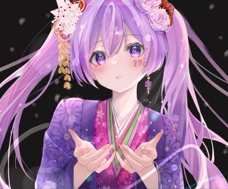 SNS用のイラストを制作します オリジナル又はアニメの女性キャラクターを提供します。 イメージ2