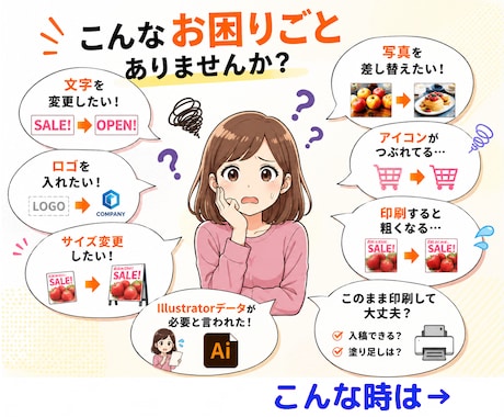 AI生成画像／そのまま使えない問題解決します ⭐︎その画像を編集可能データにトレース！ イメージ2