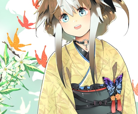 一枚絵のイラストお描きいたします 動画用/Vtuber配信/グッズ/アイコン/ヘッダーなどに！ イメージ1