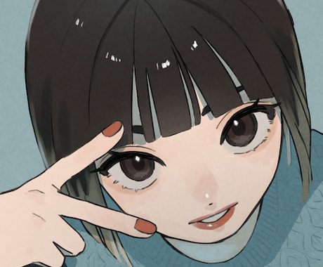 アイコン制作します シンプルで目を引く似顔絵・キャラクターイラストをお求めの方へ イメージ1