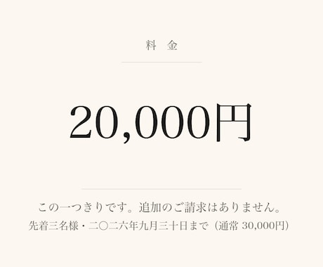 1ページのホームページ制作いたします 料金も、できないことも、先に全部お伝えします イメージ2