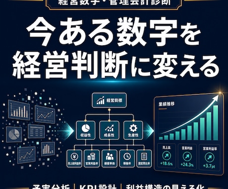 資金繰り・管理会計の健康診断を行います イメージ1