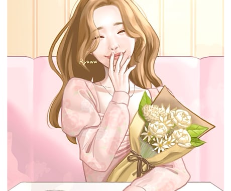人の目を引き込む女の子お描きします 商用利用⭕️〜SNSのアイコンや挿絵、本の表紙などに是非〜 イメージ2