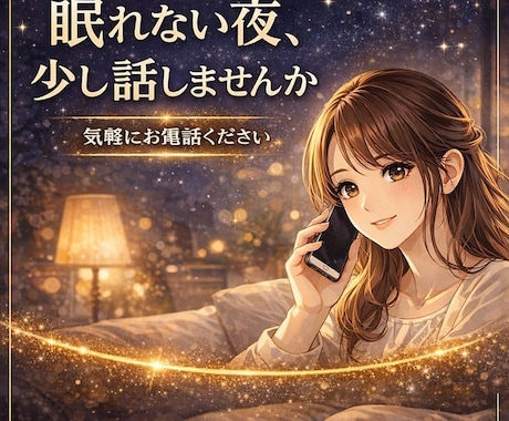 今すぐ話したい方、優しくお話お聴きします 否定せず、あなたの気持ちにそっと寄り添います イメージ2