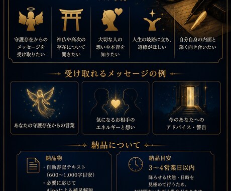 自動書記であなたへのメッセージを受け取ります 守護存在・神・大切な人から届く言葉を文字にします イメージ2