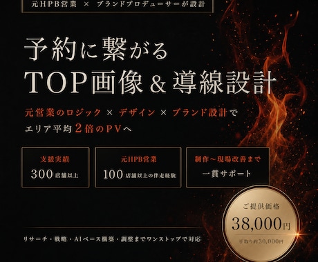ホットペッパービューティーTOP画像制作します