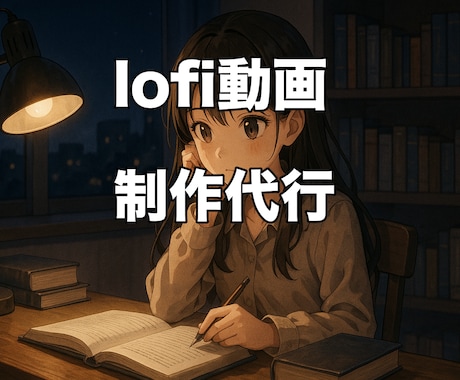 YouTubeで即公開可！Lofi動画を作成します 最短即日！即公開・商用利用もOK！クレジット表記も大丈夫！ イメージ1