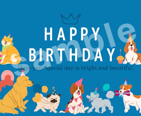 誕生日などに使えるオリジナルポストカード作ります 大切な人に送りたくなるやさしいデザインを制作します イメージ2