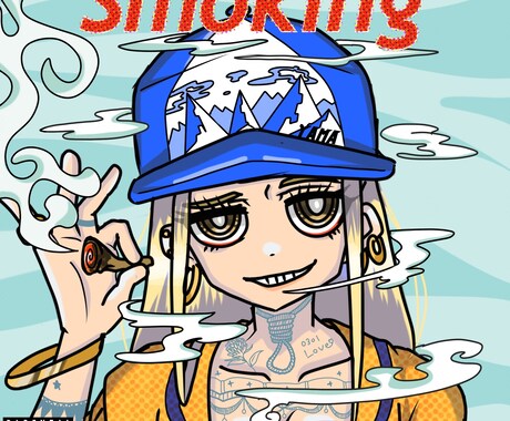 理想のジャケ写描きます あなたの音源と一発でわかるジャケ写を描きます！ イメージ2