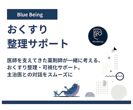 診察準備へ『個別分析レポート＆対話サポート』します 現役薬剤師が「構造と解決策」を整理 イメージ1