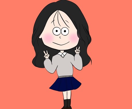 ポップなイラストを描きます SNSのアイコンや背景画像にもどうぞ(似顔絵も可) イメージ2