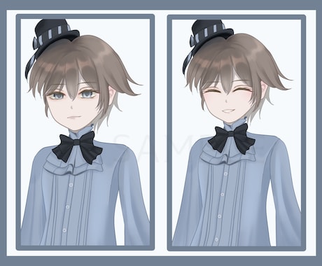 パッと目を惹く☆優しく繊細な雰囲気の立ち絵描きます 2名割引中！ 動画サムネ、Vtuber、ゲーム、MV用など！ イメージ2