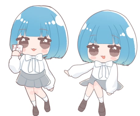 即日◎初めての方◎ゆる〜くかわいいイラスト描きます おもわずほほえんでしまうようなほっこりとしたイラスト イメージ2